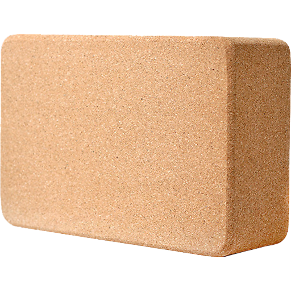 2x ECO-Friendly Cork Yoga Block Organic Yoga Prop Accessory Exercise Brick