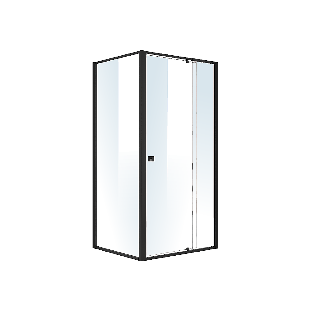 Semi Frameless Shower Screen (98~106)x 195cm & (77~80)x 195cm Side AS/NZS Glass