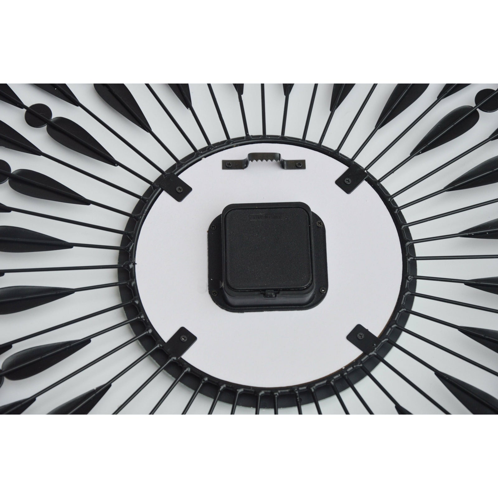 Large Modern 3D Crystal Wall Clock Luxury Art Metal Round Home Decor