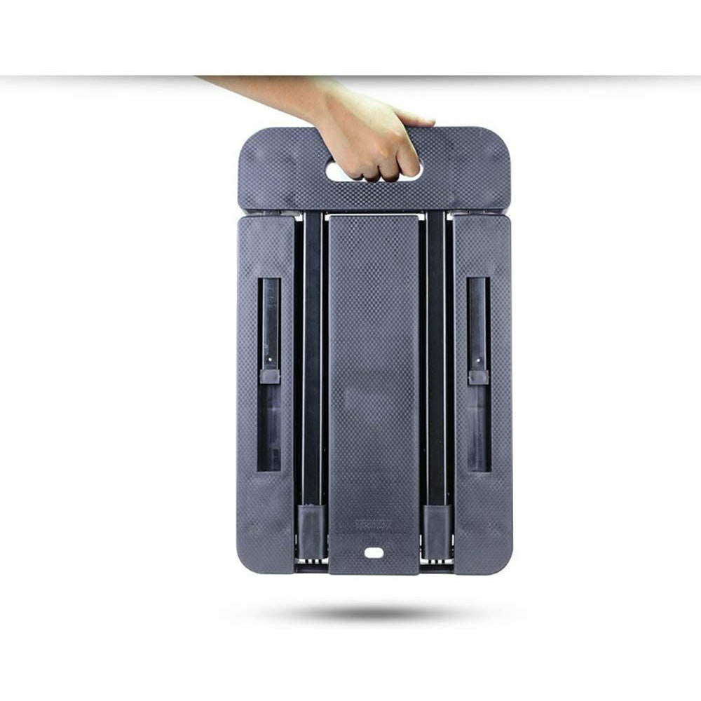 Foldable Hand Flatbed Trolley Cart 6 x 360 Degree Rotating Wheels with Maximum Load 200Kg