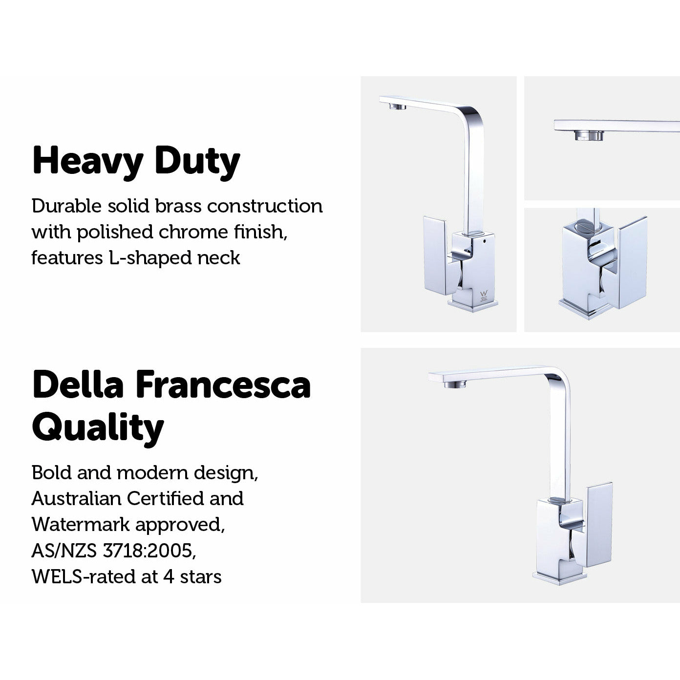 Kitchen Mixer Tap Faucet - Laundry Bathroom Sink