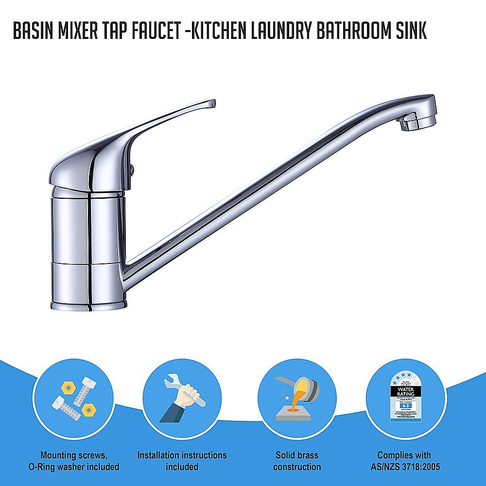 Basin Mixer Tap Faucet -Kitchen Laundry Bathroom Sink