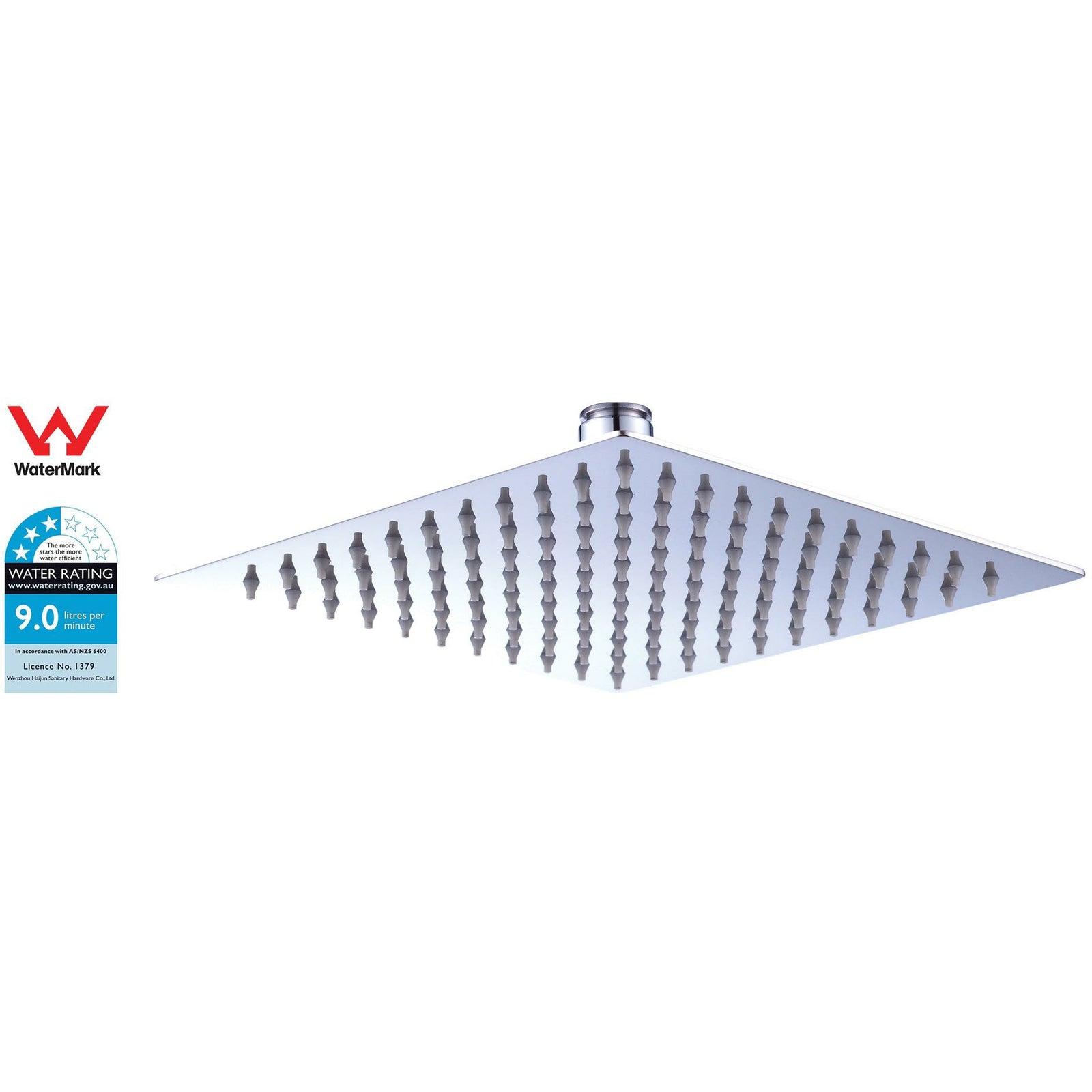 200mm Shower Head Square 304SS Polished Chrome Finish