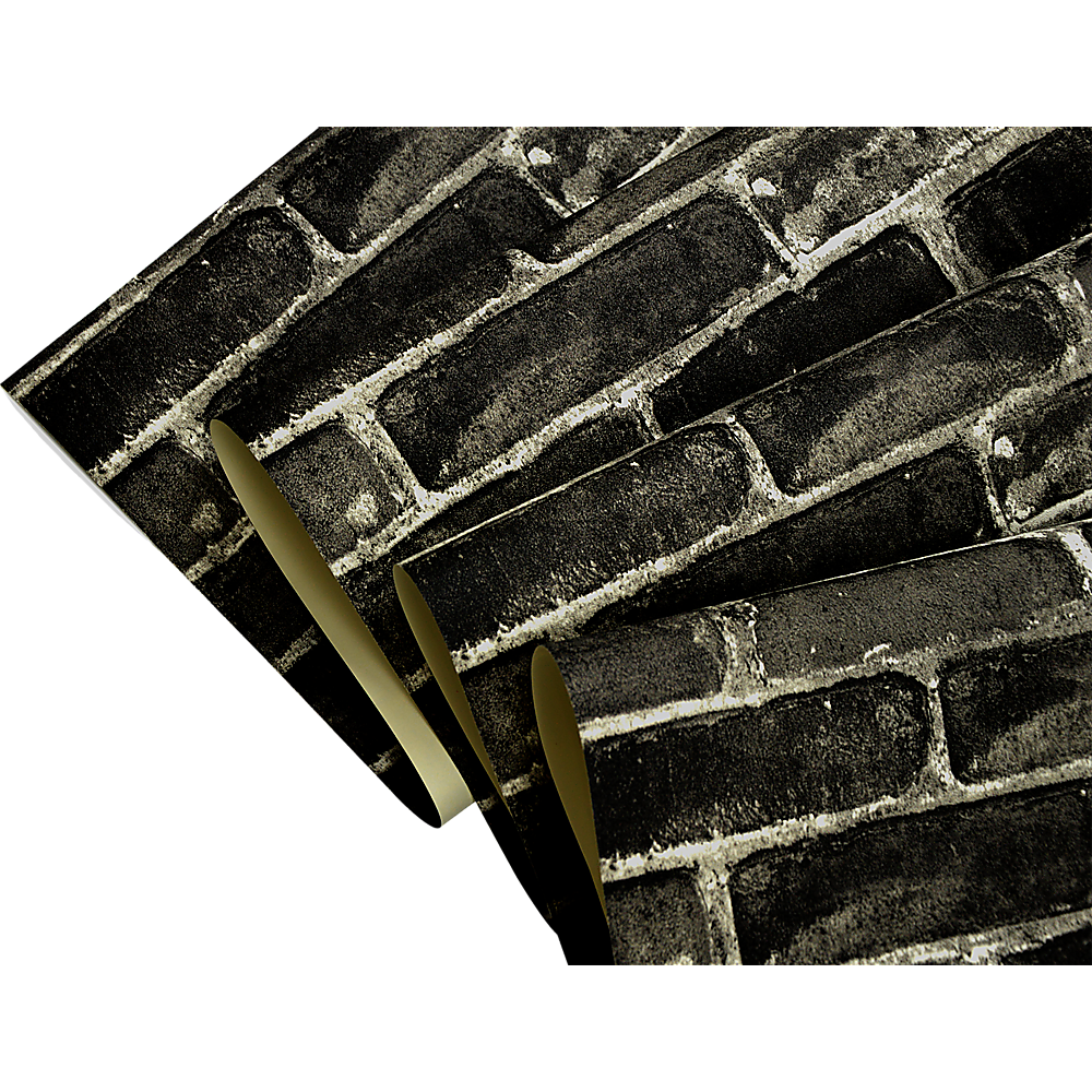 Wallpaper Faux Vintage Brick Pattern Wall Paper Roll