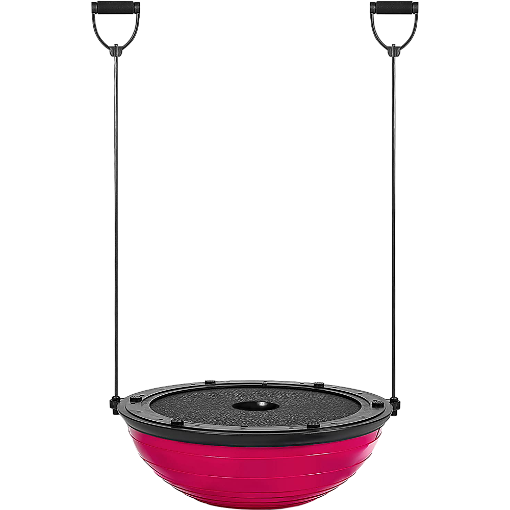 Yoga Balance Trainer Exercise Ball for Arm, Leg, Core Workout with Pump, 2 Resistance Bands