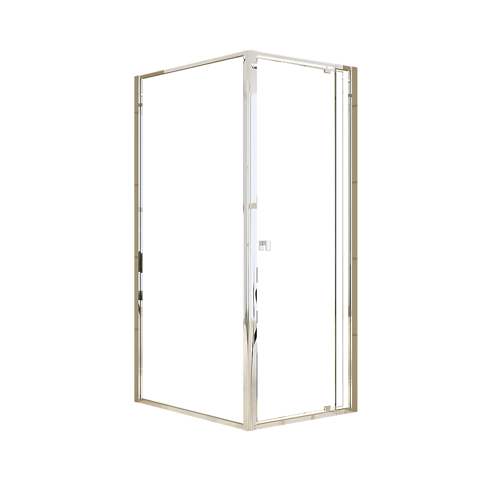 Semi Frameless Shower Screen (74~82)x 195cm & (98~101)x 195cm Side AS/NZS Glass