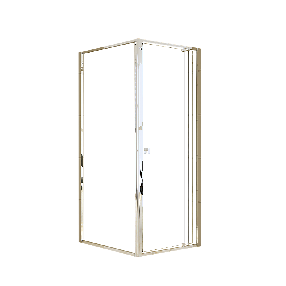 Semi Frameless Shower Screen (74~82)x 195cm & (89~92)x 195cm Side AS/NZS Glass