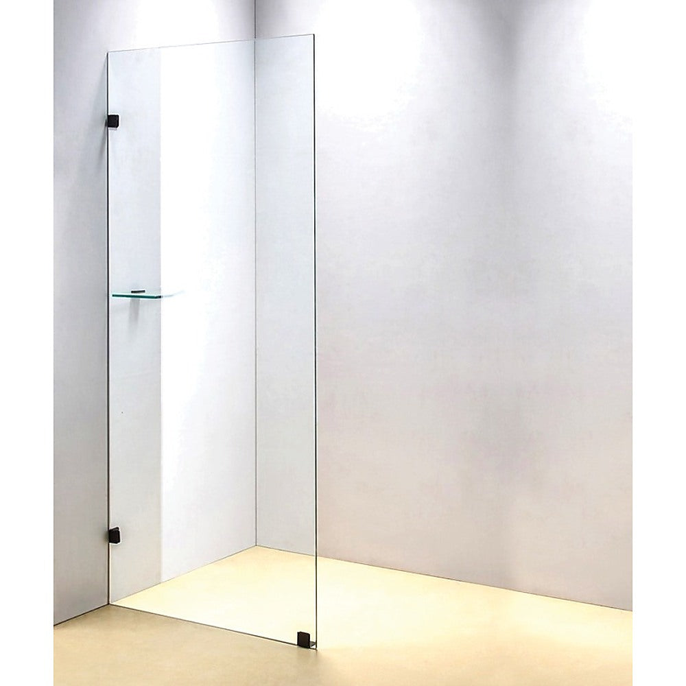 800 x 2000mm Frameless 10mm Safety Glass Shower Screen