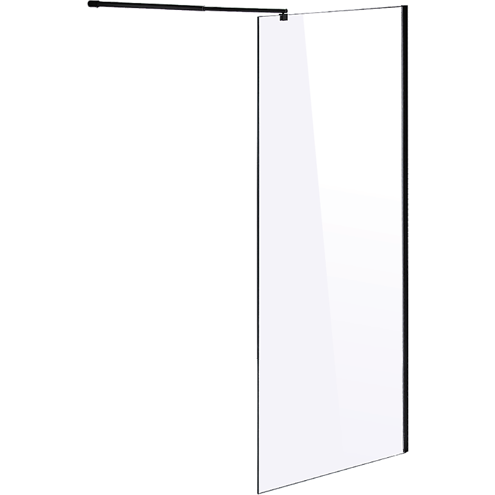 1100 x 2000mm Frameless 10mm Safety Glass Shower Screen