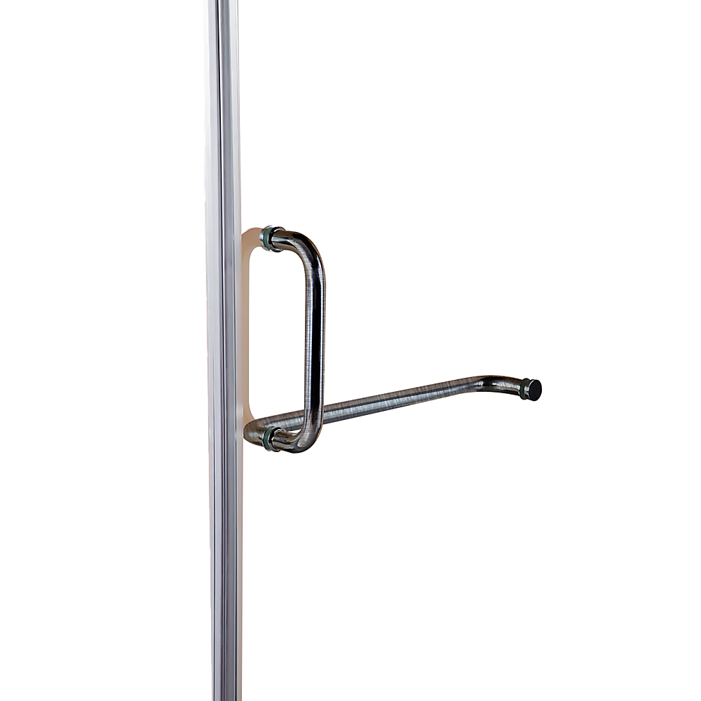 100 x 200cm Wall to Wall Frameless Shower Screen 10mm Glass By Della Francesca