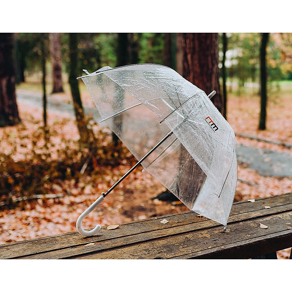 5x Clear Transparent Rain Walking Umbrella Parasol PVC Dome Wedding Party Favour