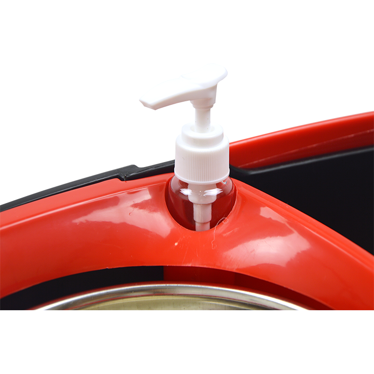 Spin Rotating Mop and Bucket Set with Wheels and 4 Microfibre Mop Heads