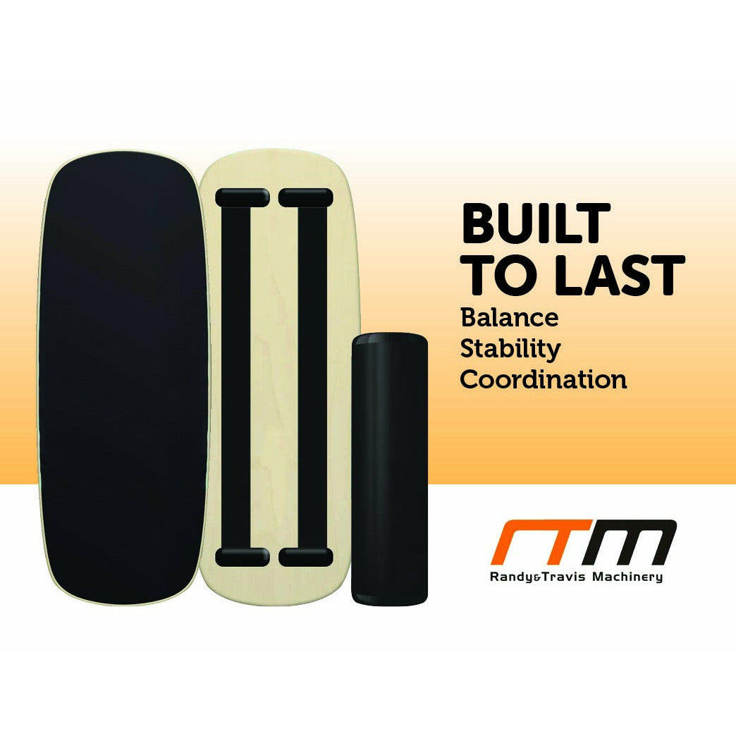 Balance Board Trainer with Stopper Wobble Roller