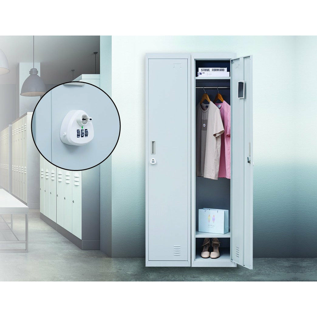 One-Door Office Gym Shed Clothing Locker Cabinet