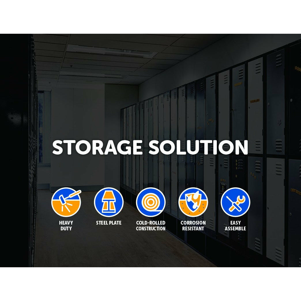 One-Door Office Gym Shed Clothing Locker Cabinet