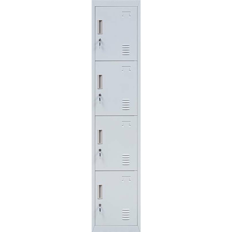 4-Door Vertical Locker for Office Gym Shed School Home Storage