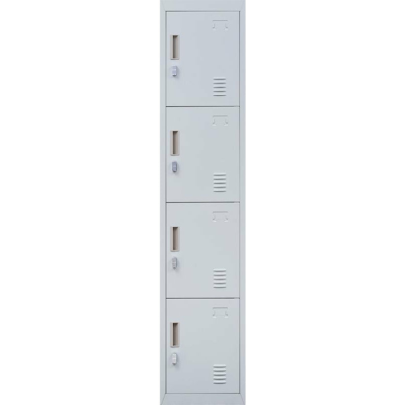 4-Door Vertical Locker for Office Gym Shed School Home Storage