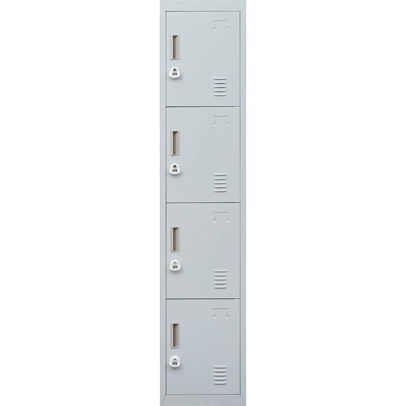 4-Door Vertical Locker for Office Gym Shed School Home Storage
