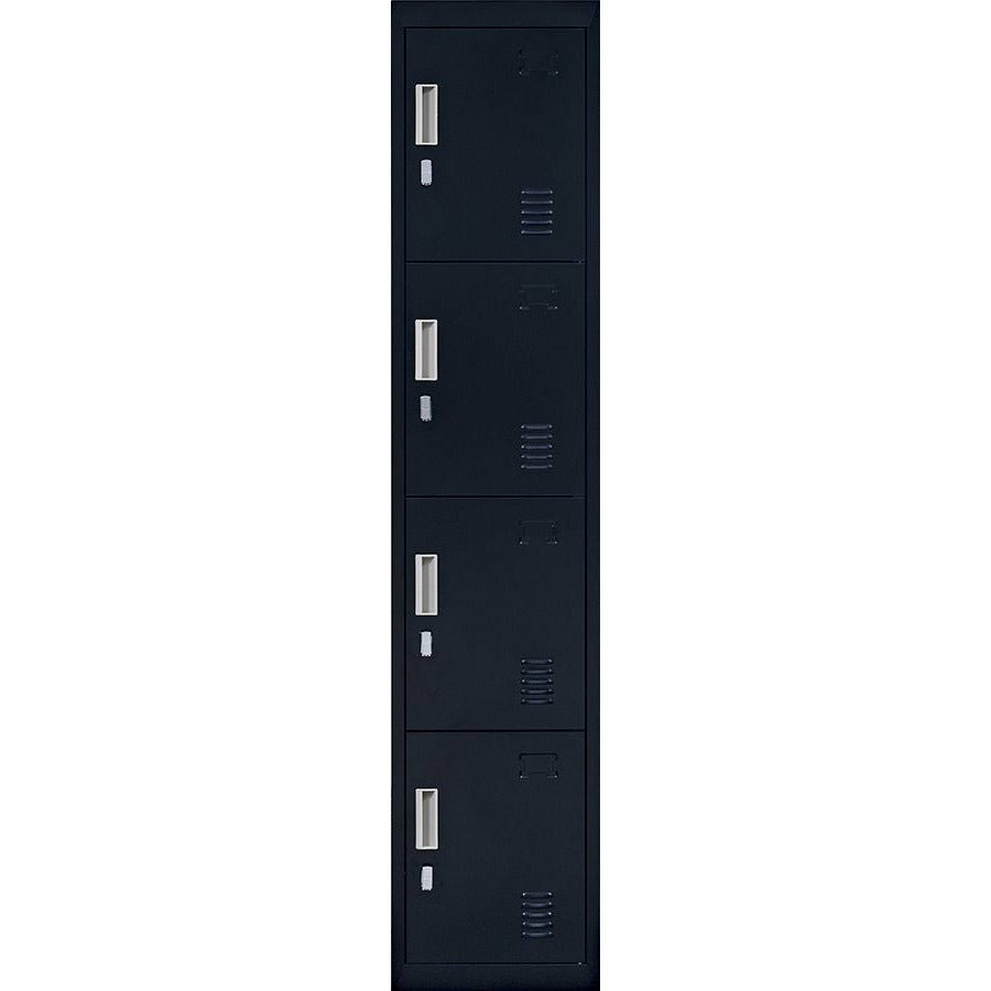 4-Door Vertical Locker for Office Gym Shed School Home Storage