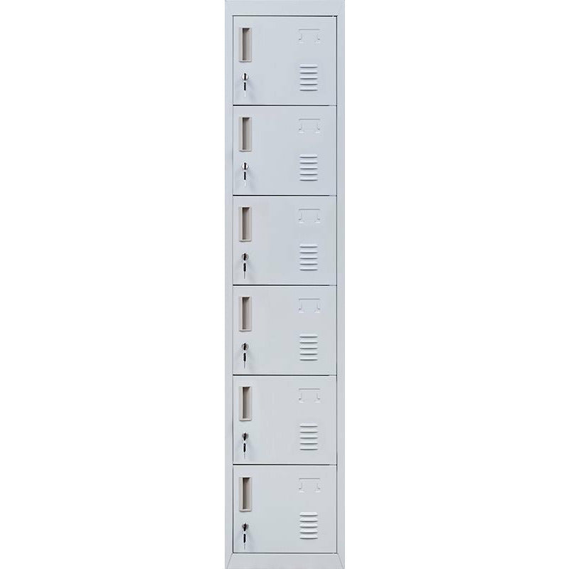 6-Door Locker for Office Gym Shed School Home Storage