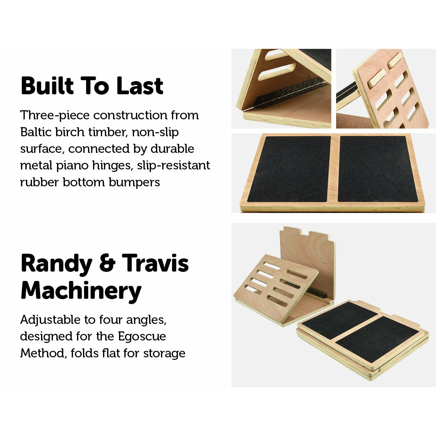 Slant Board Calf Stretcher as used in the Egoscue Method