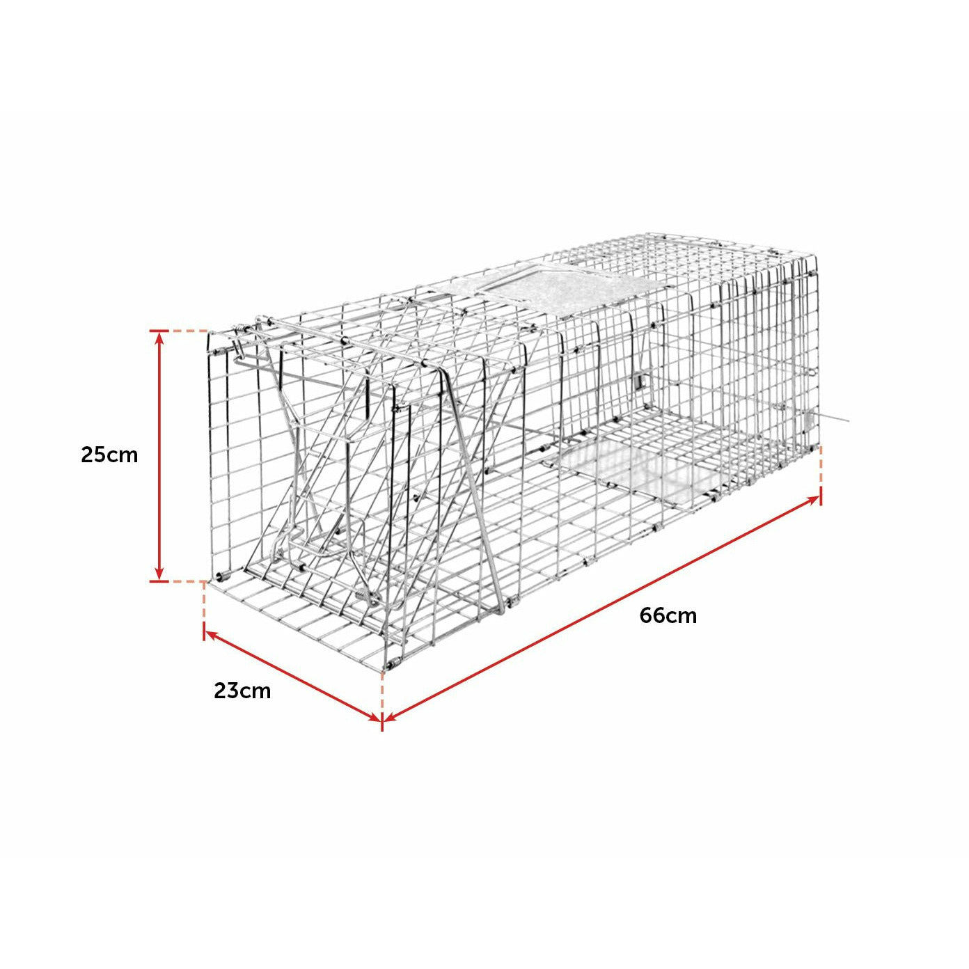 Trap Humane Possum Cage Live Animal Safe Catch Rabbit Cat Hare Fox Bird