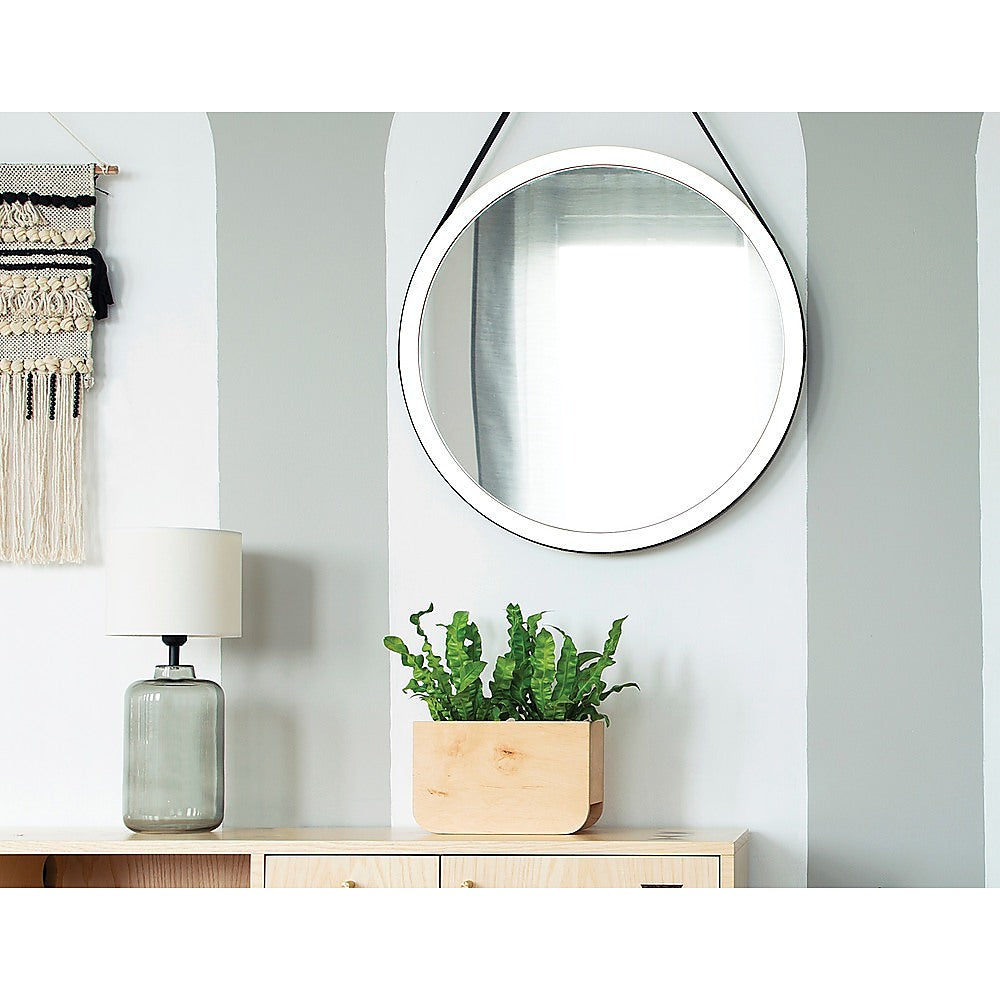 70cm Round Wall Mirror Bathroom Makeup Mirror by Della Francesca