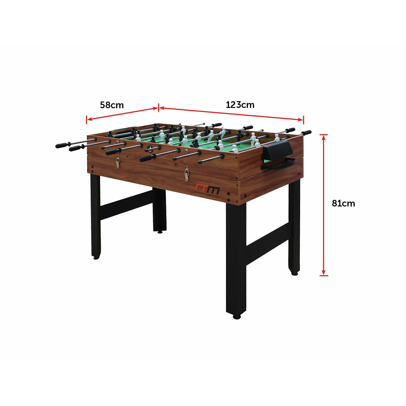 4FT 3-in-1 Games Foosball Soccer Hockey Pool Table Table