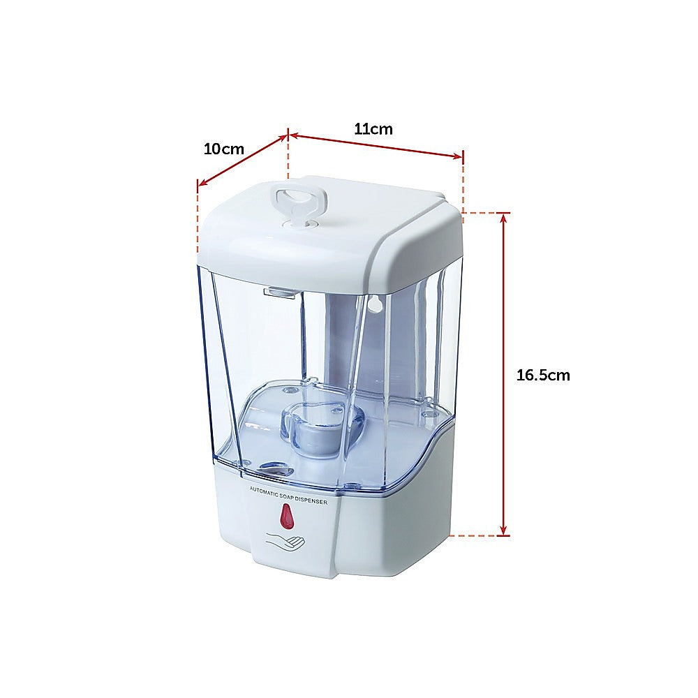 Automatic Liquid Soap/Alcohol Sanitizer Dispenser 700ML Hands-Free Sensor Wall