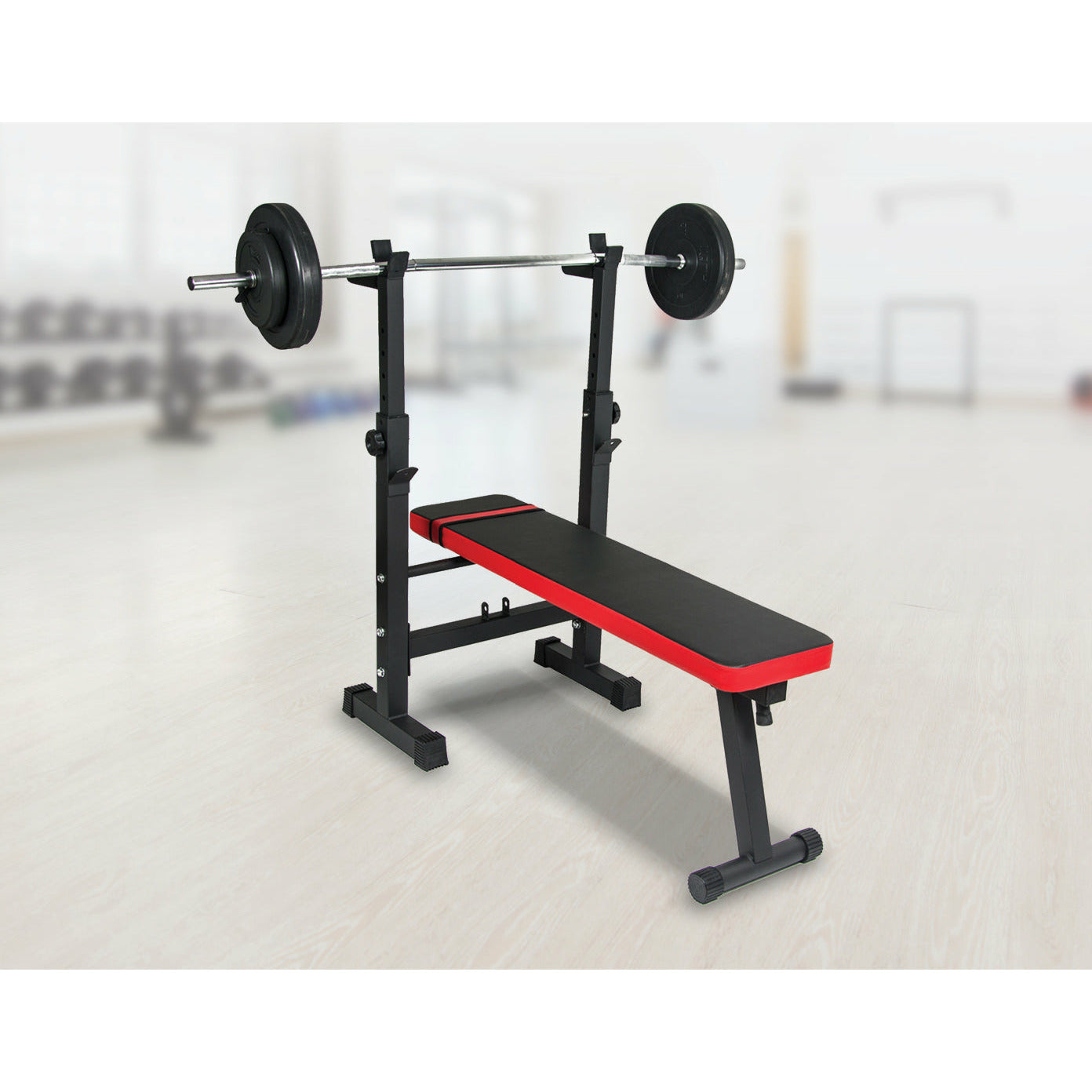 Folding Flat Weight Lifting Bench Body Workout Exercise Machine Home Fitness