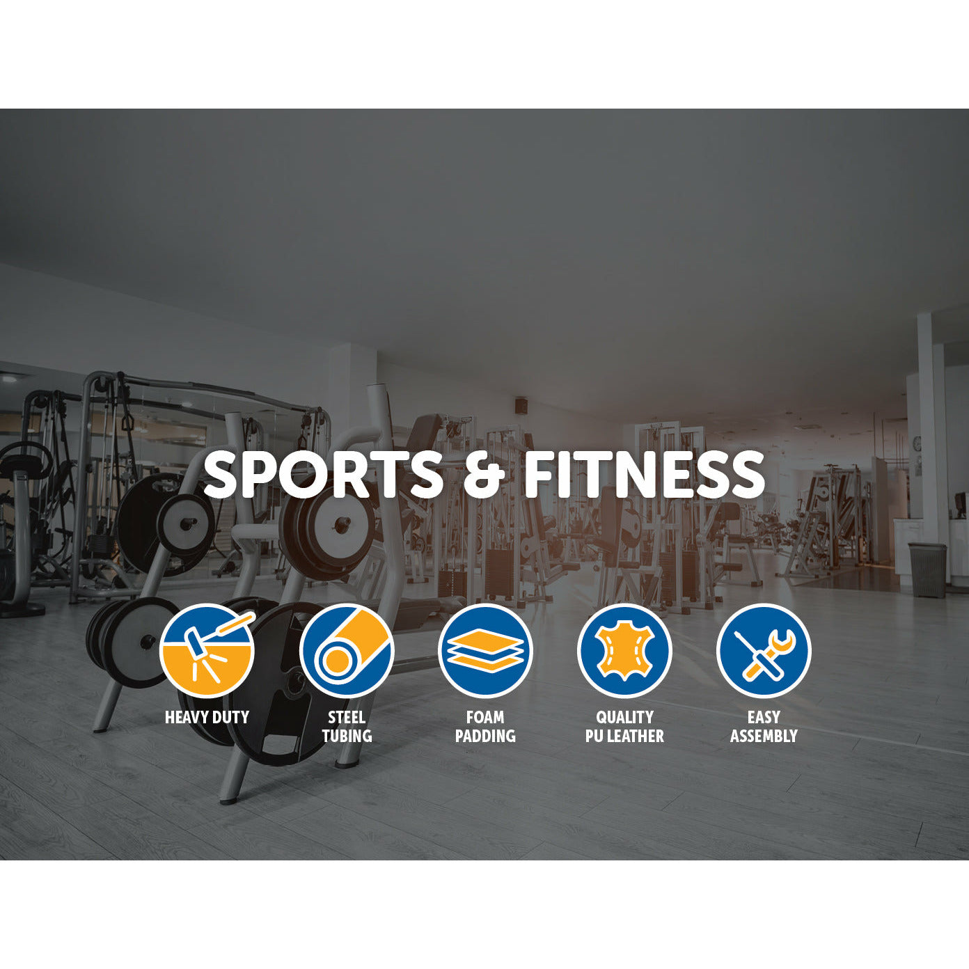 Fitness Flat Bench Weight Press Gym Home Strength Training Exercise