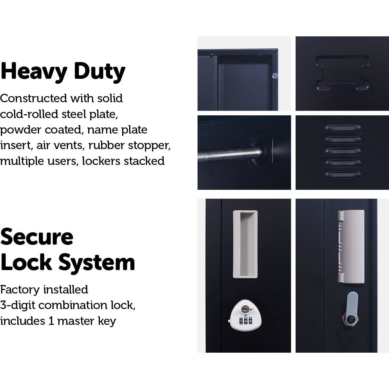 Four-Door Office Gym Shed Storage Locker