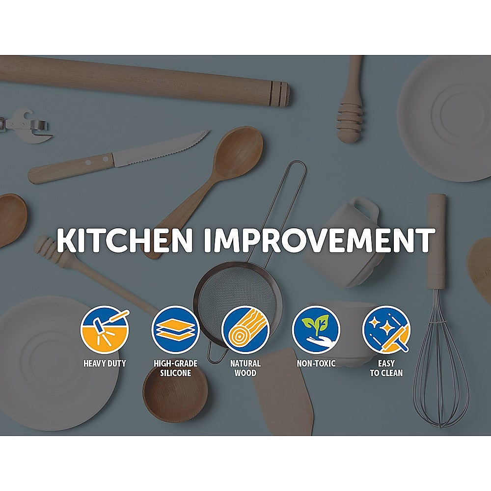 11x Kitchen Utensils for Cooking Baking Silicone Set