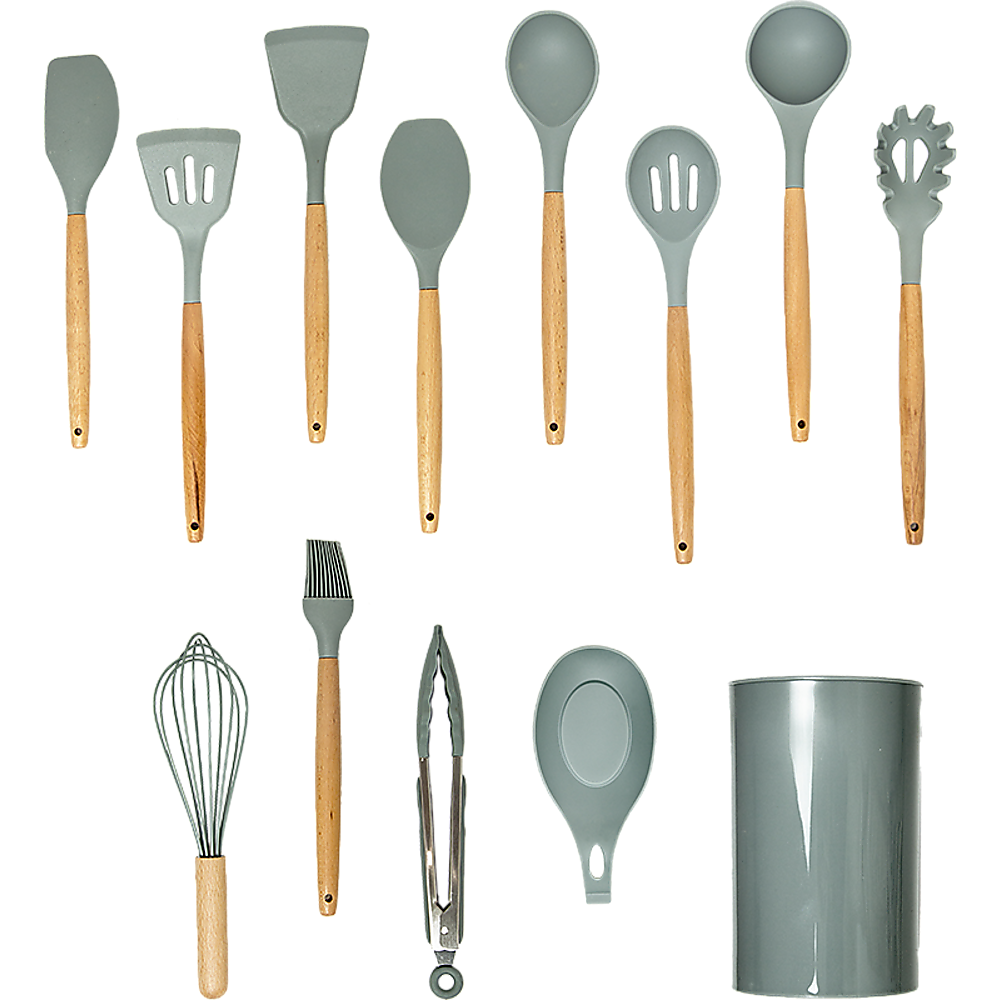 11x Kitchen Utensils for Cooking Baking Silicone Set