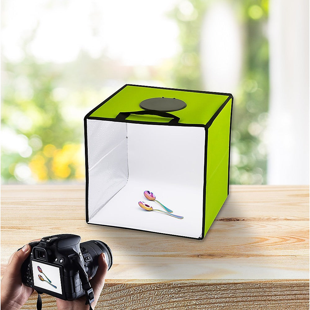 12'' LED Light Room Photo Studio Photography Lighting Tent Kit Backdrop Cube Box