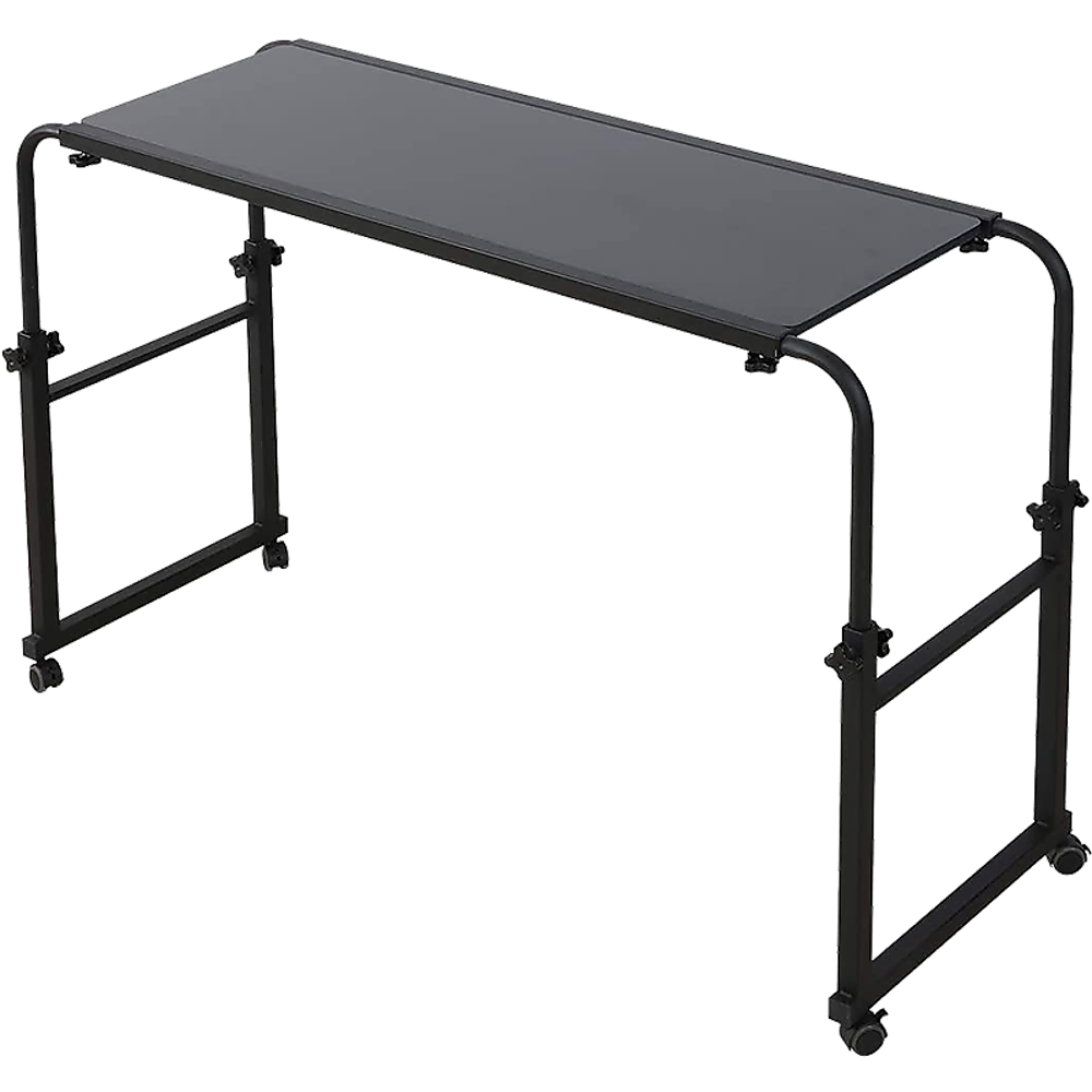 Overbed Table Work Laptop Desk with Wheels