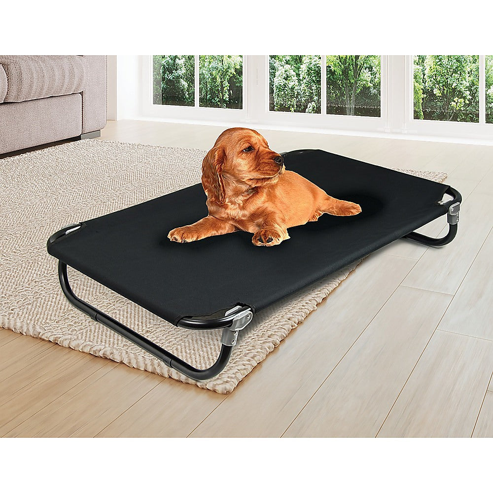 110 x 65cm Dog Pet Bed Foldable Elevated Portable Waterproof Outdoor Raised Basket