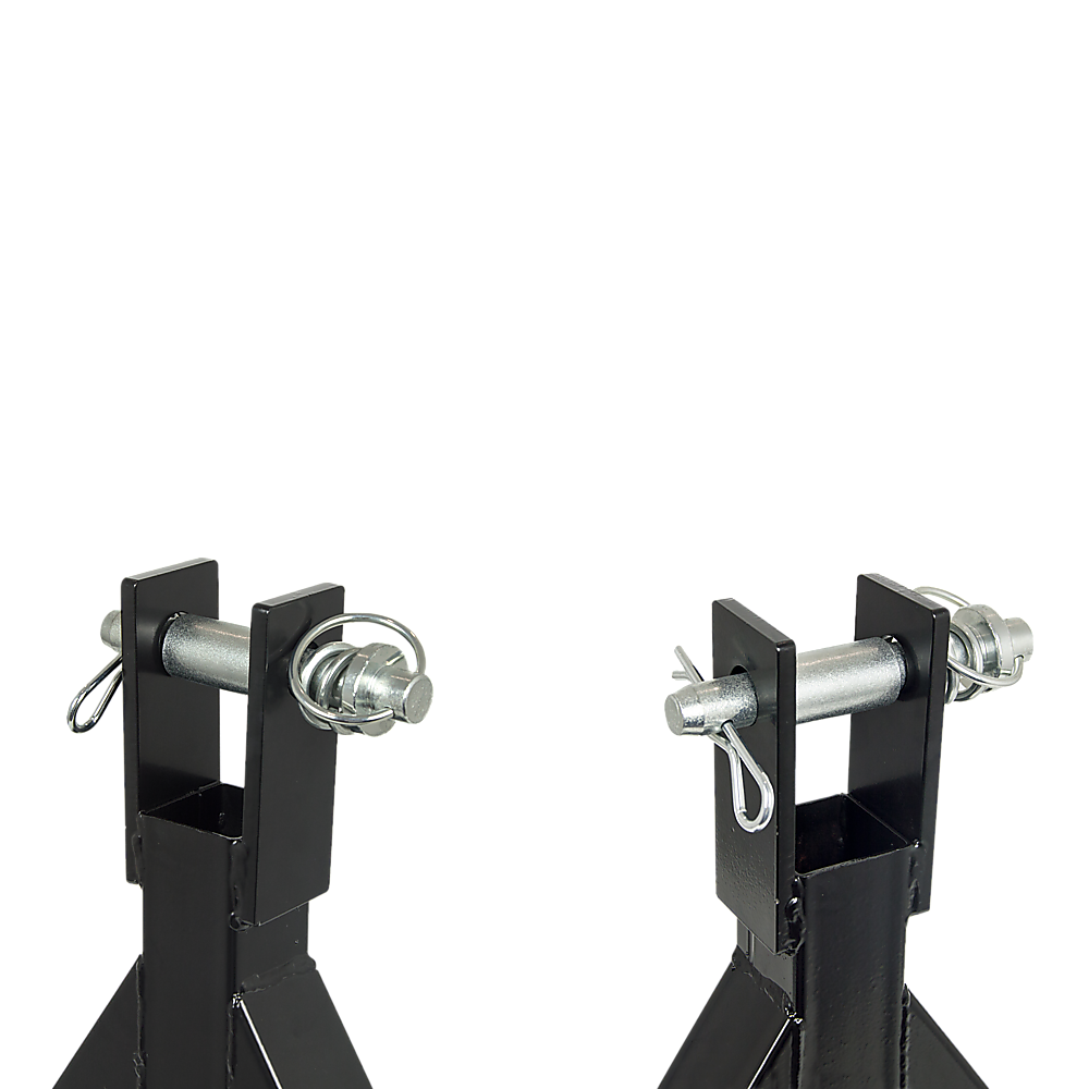 Heavy Duty Steel 3 Point 2" Trailer Hitch Receiver Tow Drawbar For Cat 1 Tractor