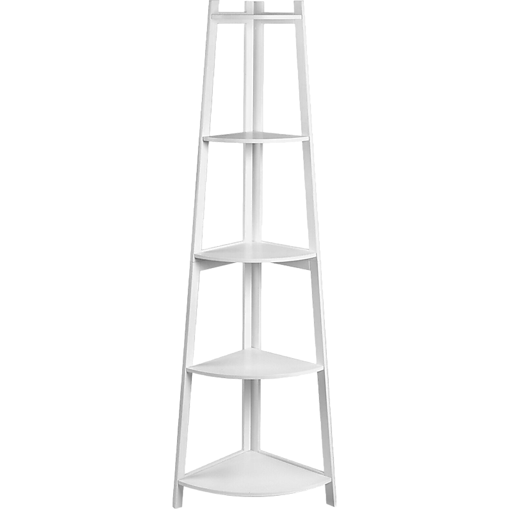 Corner Ladder Shelf Bookcase Display Storage Unit