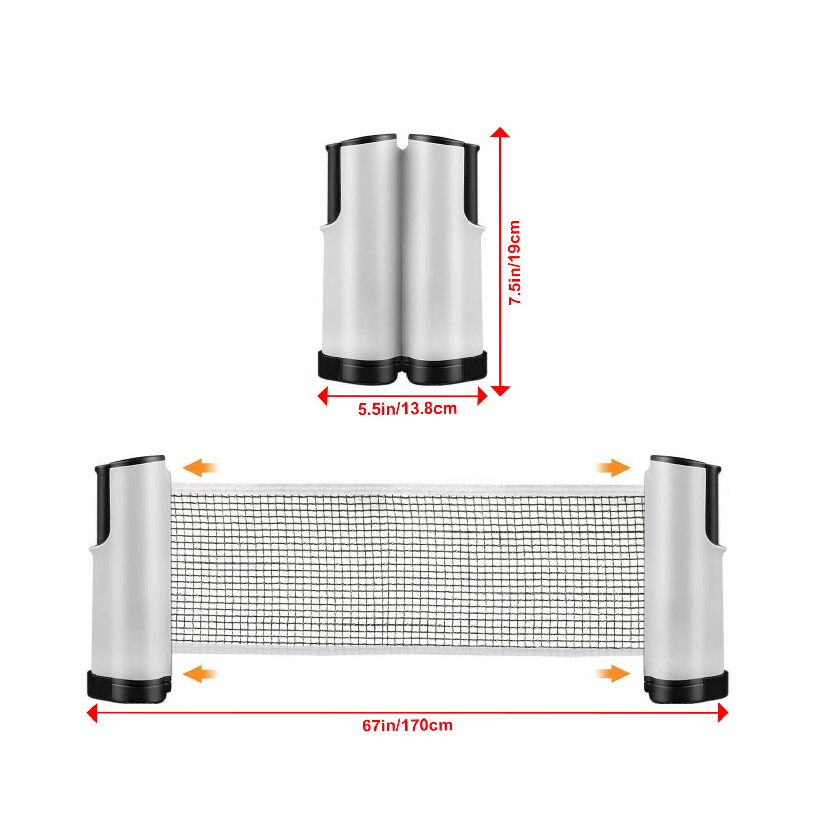 Table Tennis Game Indoor Portable Travel Ping Pong Ball Set Extendable