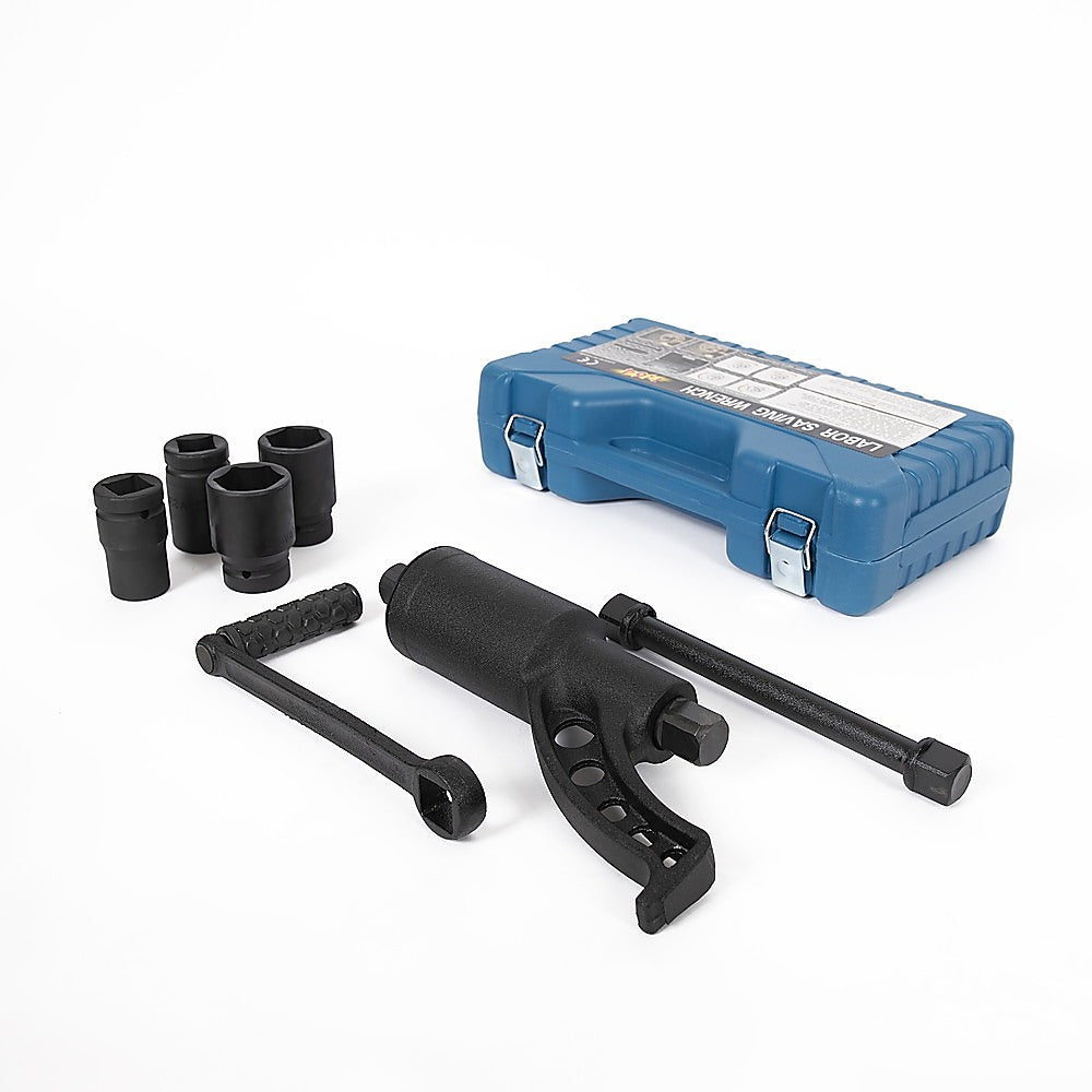 1:58 Torque Multiplier Set Wrench Lug Nut Labour Saving Lugnuts 4 Sockets