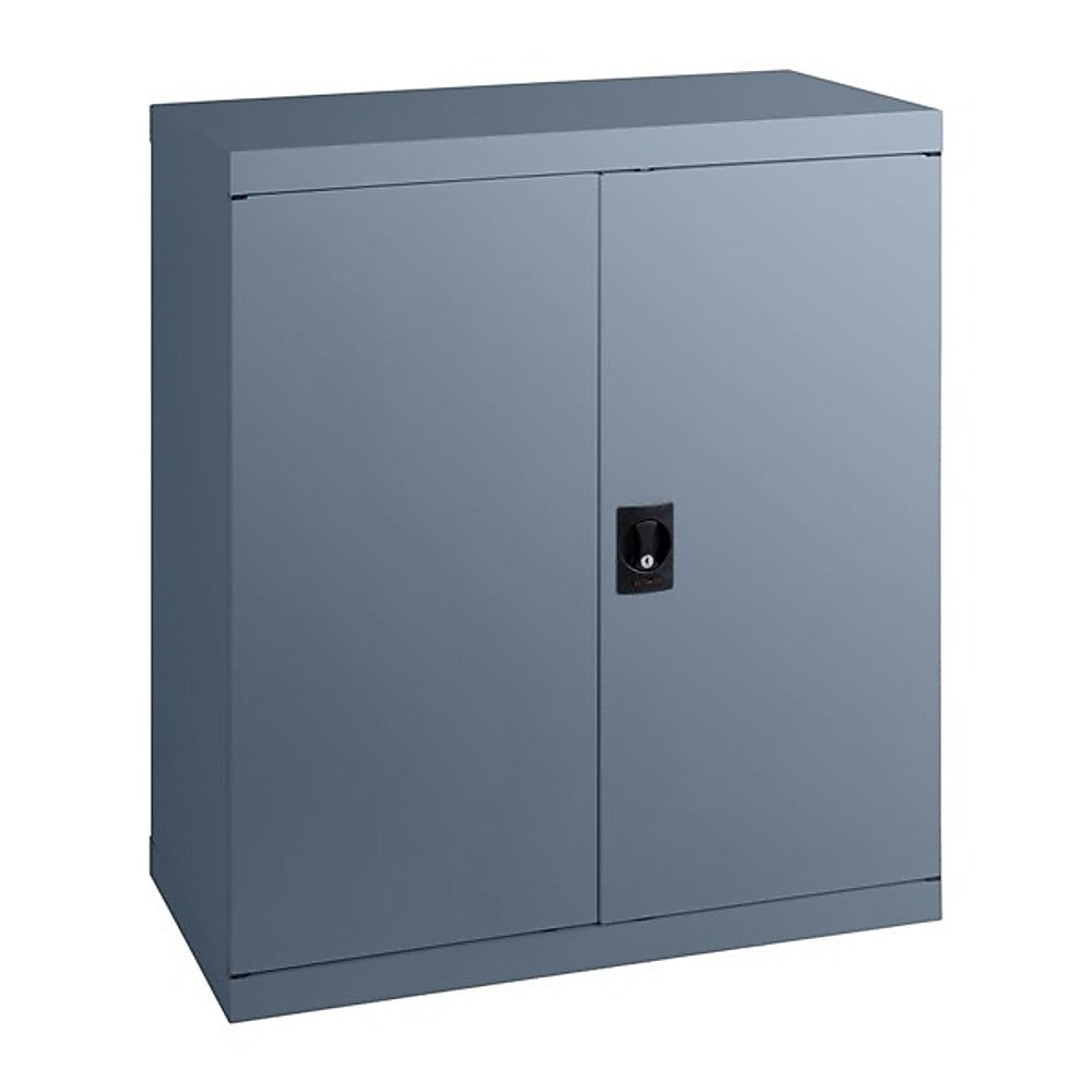 Two-Door Metal Short Cabinet Shelf Storage for Home Office Gym