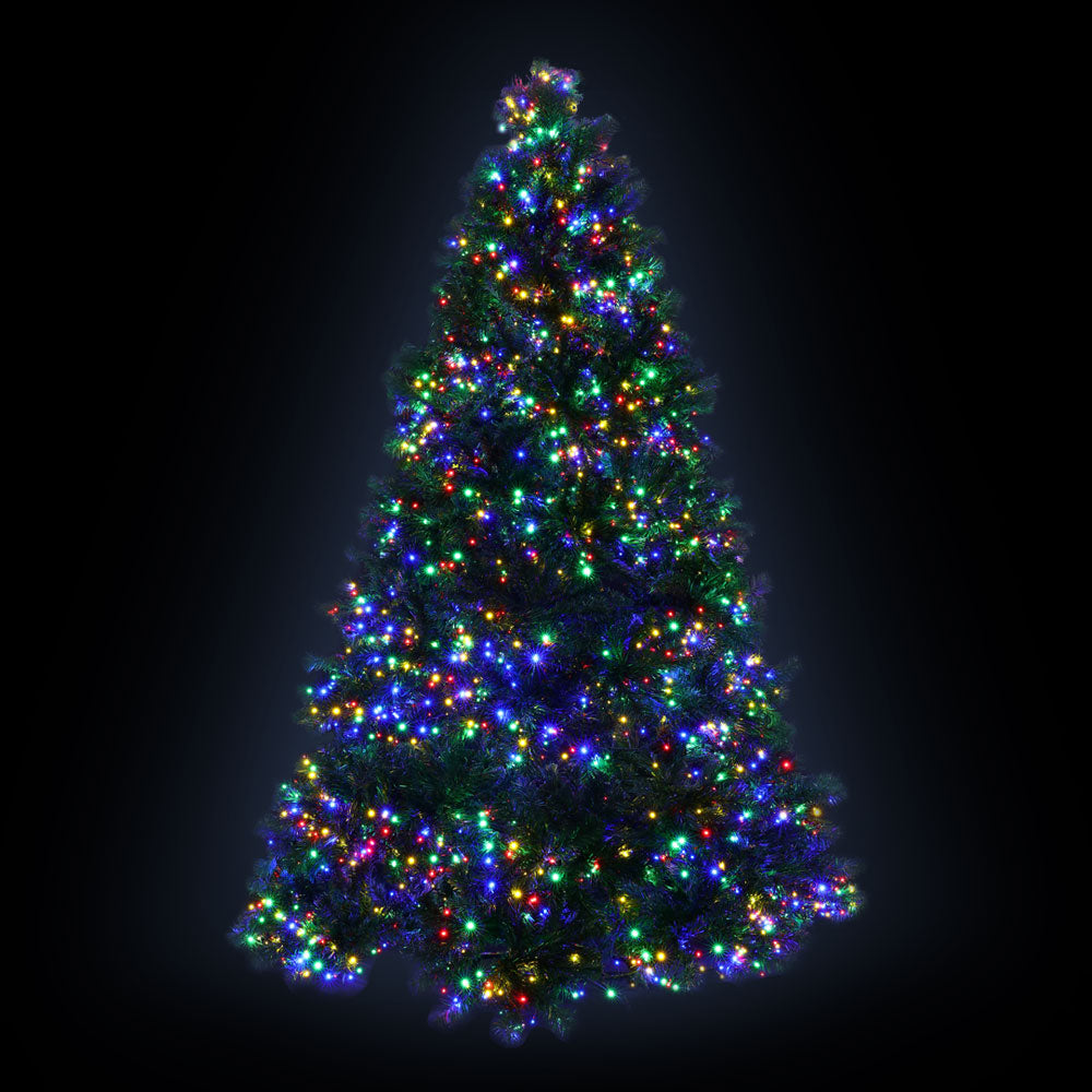 Jingle Jollys Christmas Tree 2.1M Xmas Tree with 2800 LED Lights Multi Colour