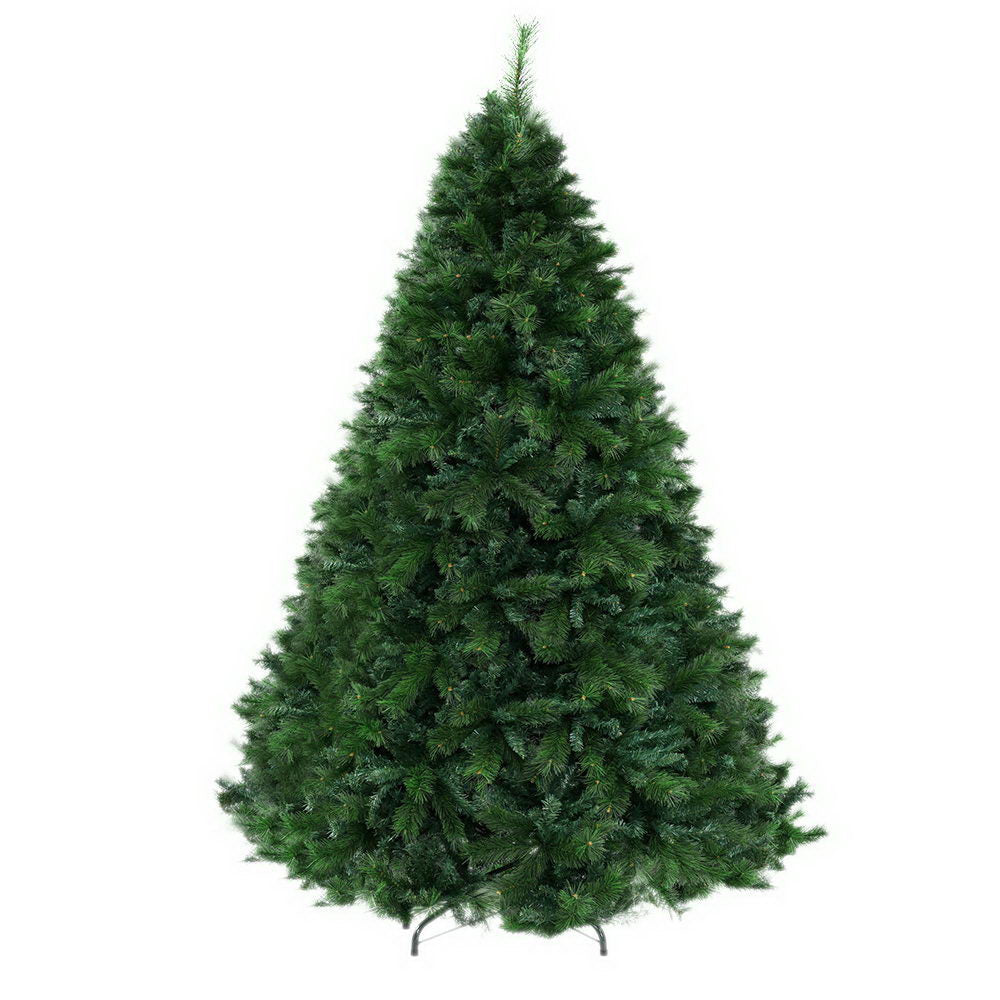Jingle Jollys Christmas Tree 2.4M Xmas Trees Decorations Pine-Needle 2100 Tips