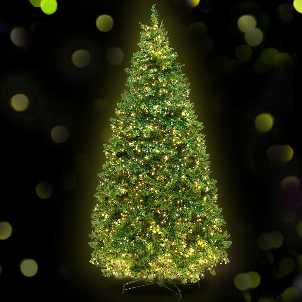 Jingle Jollys Christmas Tree 1.8M With 874 LED Lights Warm White Green