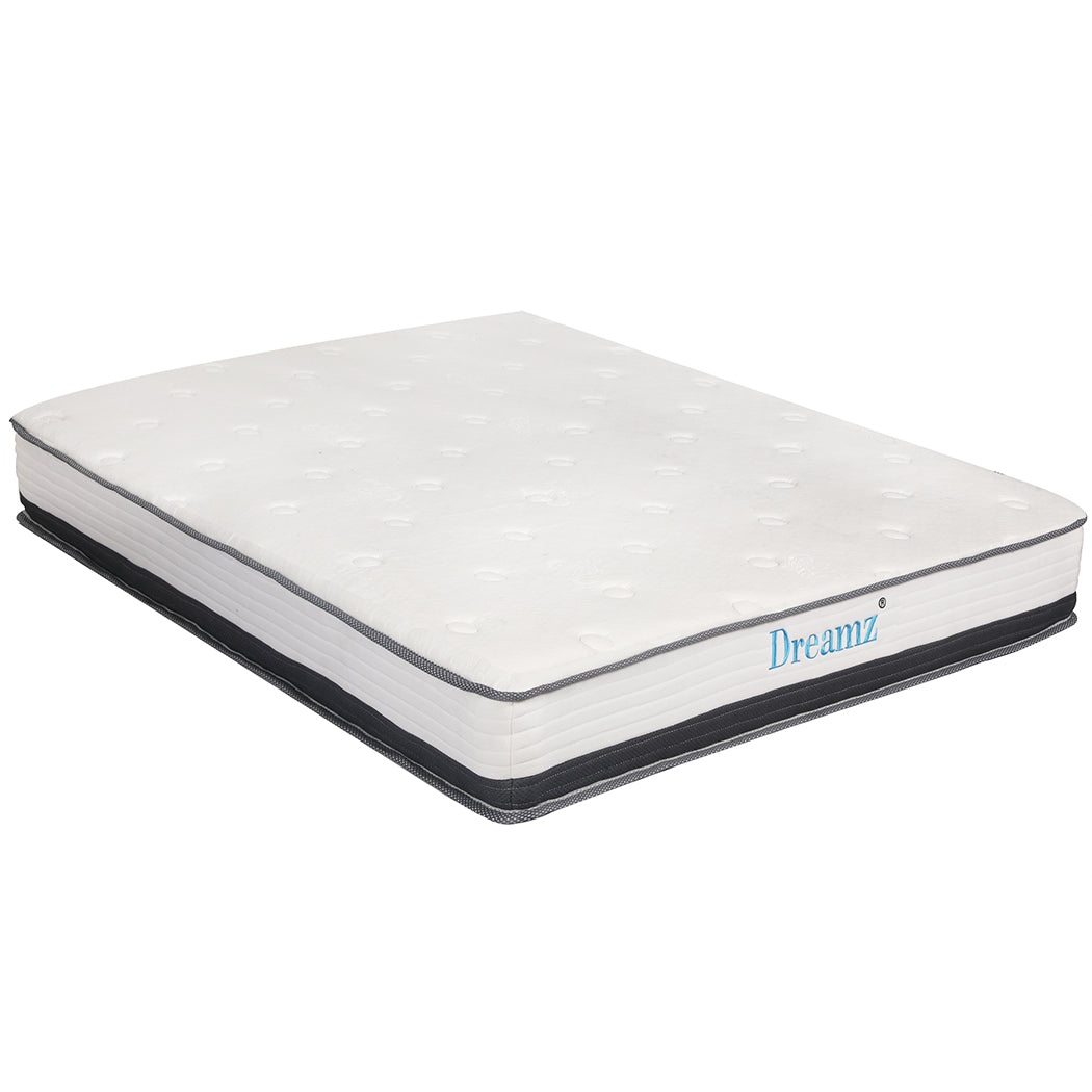 Dreamz Bedding Mattress Spring Single Size Premium Bed Top Foam Medium Soft 21CM