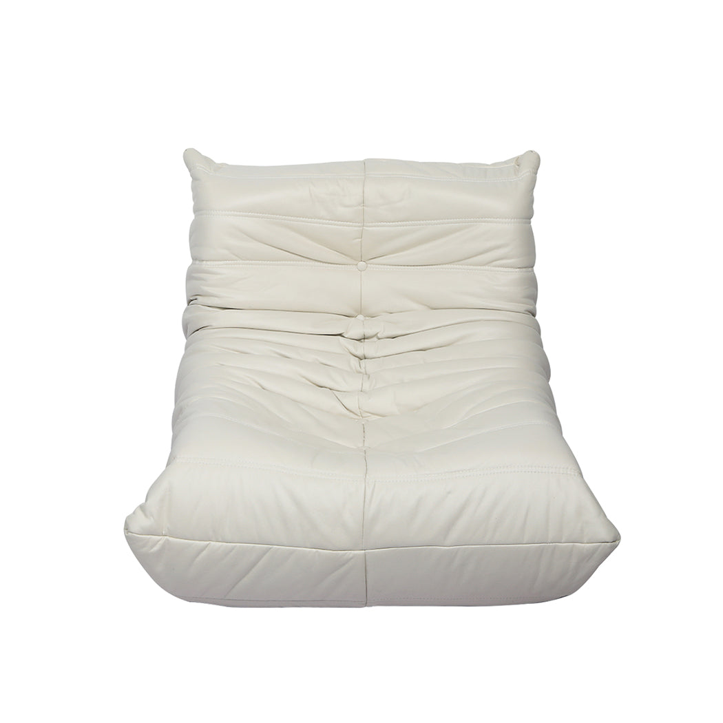 Levede Caterpillar Sofa Replica Lazy Fireside Floor Chair Recliner Leathaire