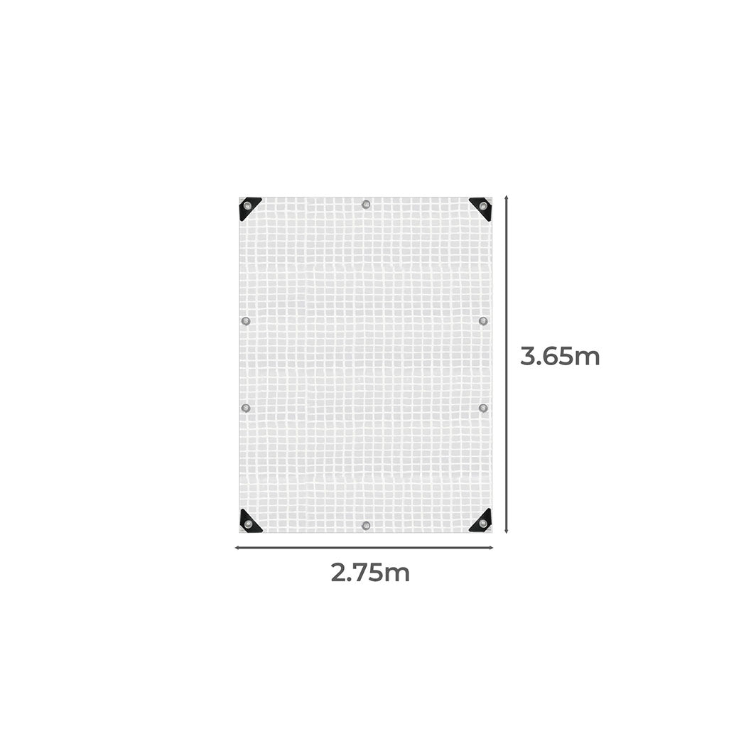 Manan Tarp Tarpaulin 200GSM Camping Heavy Duty Tent Waterproof Cover 2.75mx3.65m