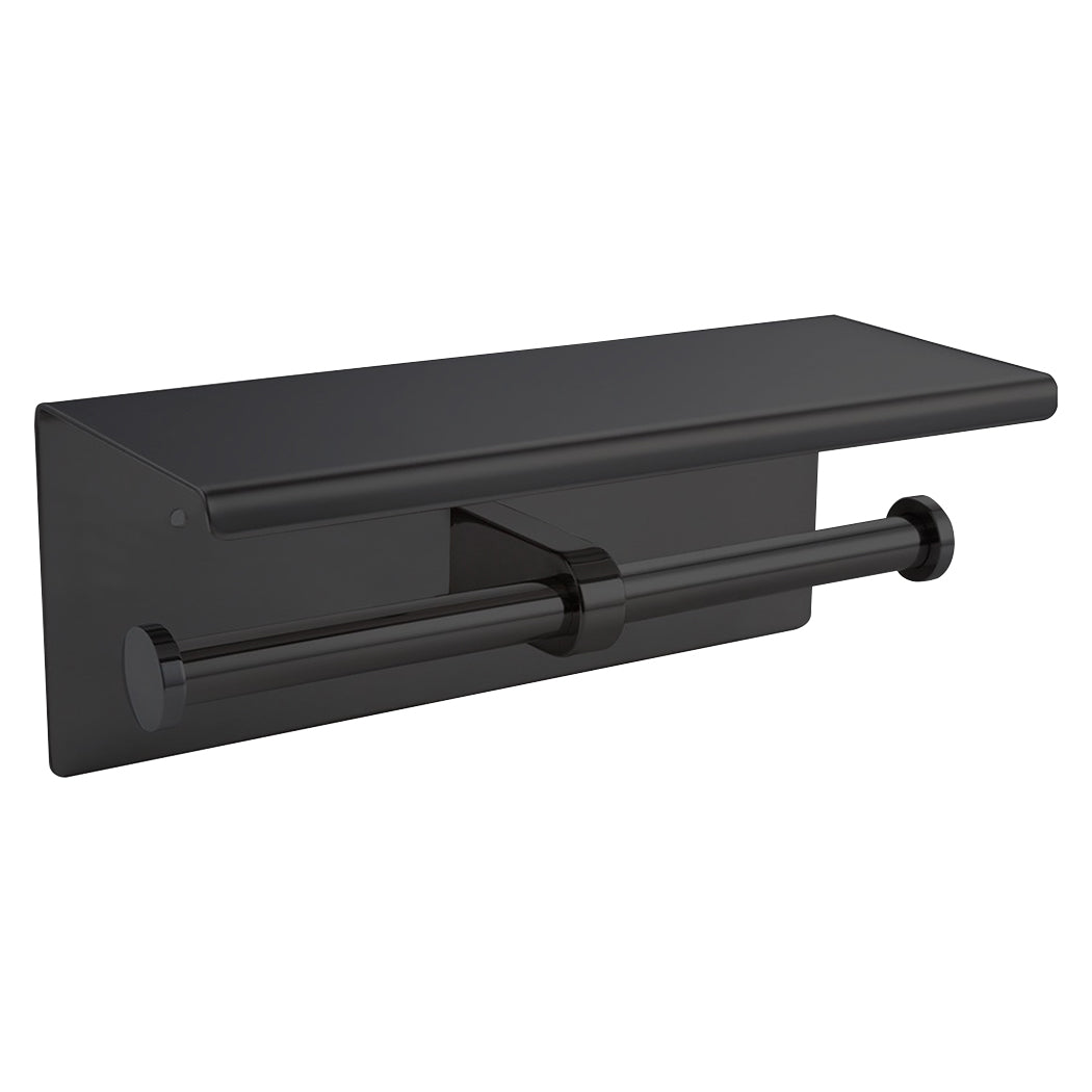 Toilet Paper Holder Double Roll Stainless-1910112223666245632