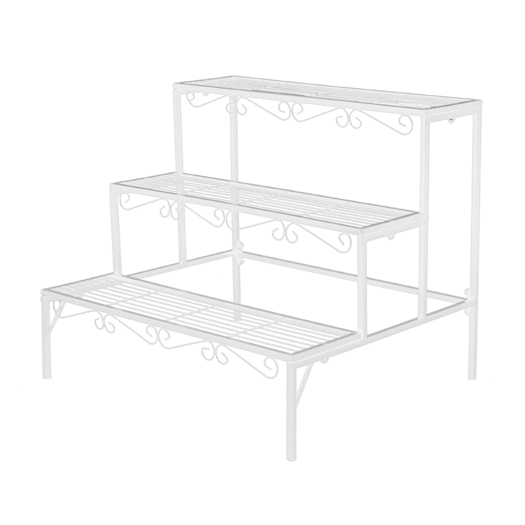 Levede 3 Tier Rectangle Metal Plant-1954802658732806144